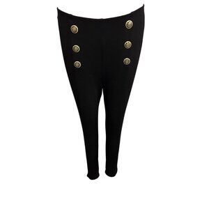 Truth By Republic Black Stretchy Leggings M / M Rayon Blend